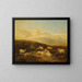 Moutons dans un paysage de lande - Thomas Sidney Cooper — kehystetty taideteos seinällä