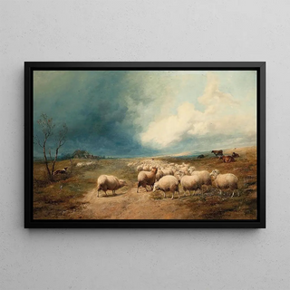 Thomas Sidney Cooper - The fleecy charge.webp