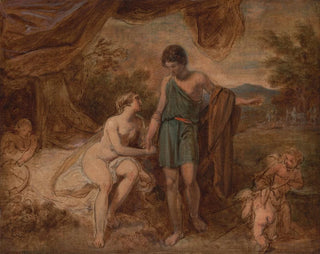 Epätäydellinen tutkimus Venusista ja Adoniksesta - Thomas Stothard — näkymä teoksesta