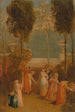 Puutarha - Thomas Stothard — näkymä teoksesta