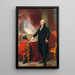 George Washingtonin muotokuva - Thomas Sully — kehystetty taideteos seinällä