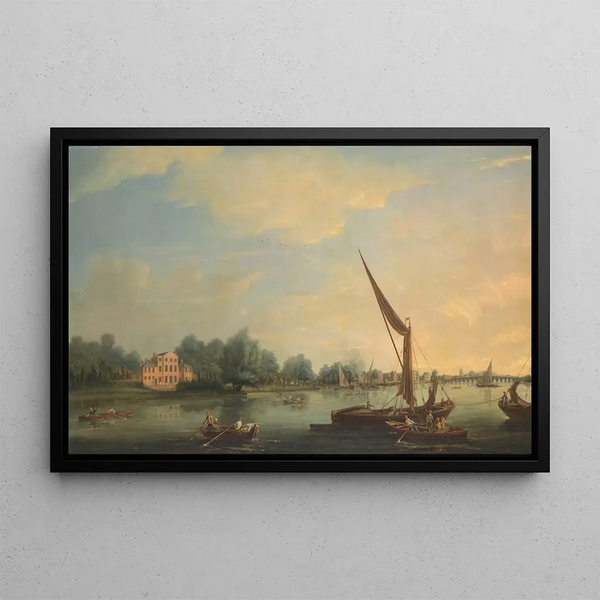 Thomas Whitcombe - The Thames at Chelsea.webp