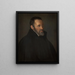 Balthasar Corderiusin muotokuva - Thomas Willeboirts Bosschaert — kehystetty taideteos seinällä