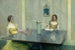 Yksi lukukerta - Thomas Wilmer Dewing — näkymä teoksesta
