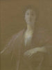 Hetki pohdiskelua - Thomas Wilmer Dewing — näkymä teoksesta