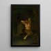 Fauna - Thomas Wilmer Dewing — kehystetty taideteos seinällä