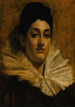 Frances C Houstonin muotokuva - Thomas Wilmer Dewing — näkymä teoksesta