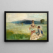 Kevätmaalaus - Thomas Wilmer Dewing — kehystetty taideteos seinällä
