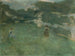 Le merle d'hermite - Thomas Wilmer Dewing — näkymä teoksesta