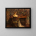Le clavecin - Thomas Wilmer Dewing — kehystetty taideteos seinällä