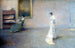 Valkoinen puku - Thomas Wilmer Dewing — näkymä teoksesta
