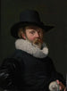 Miehen muotokuva simpukalla - Thomas de Keyser — näkymä teoksesta