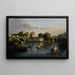 Le Pont-Neuf et la pointe de l'île de la Cité - Théophile Meunier — kehystetty taideteos seinällä