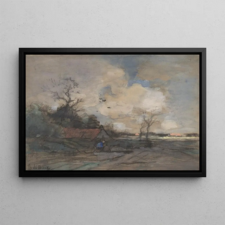 Thophile de Bock - Landscape with a Cottage.webp