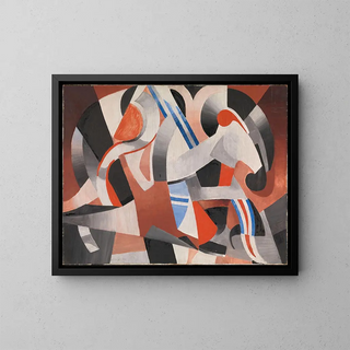 Composition - Thorvald Hellesen — kehystetty taideteos seinällä