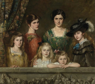 Les six filles Boissevain - Thérèse Schwartze — näkymä teoksesta