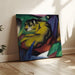 Maalauksen jäljennös Tiikeri - Franz Marc