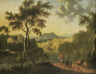 Timotheus de Graef - Italian Landscape.webp