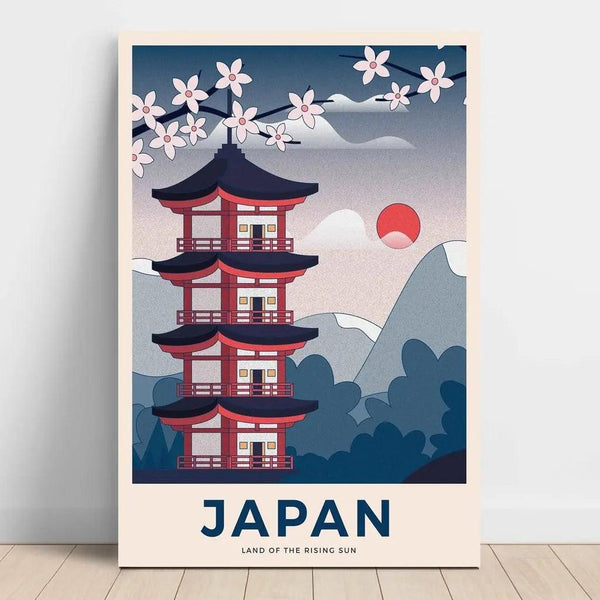 Tirage d'art Asiatique - Sérénité Nippone — teoksen seinäesittely