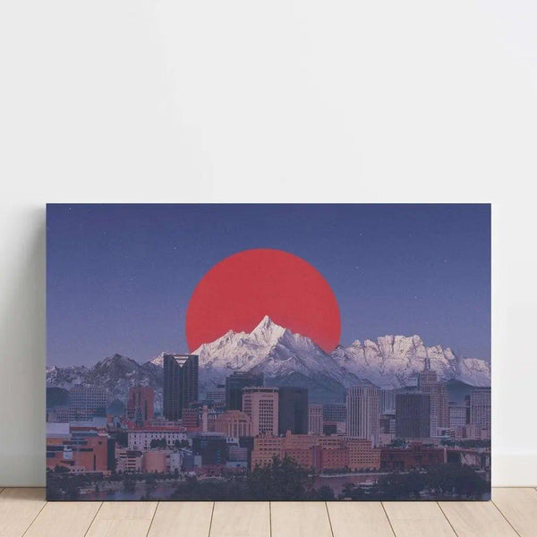 Maalauksen jäljennös Tirage d'art asiatique - Horizon Citadin