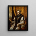 Kuningas Filip II Espanjasta - Tiziano — kehystetty taideteos seinällä