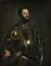 Alfonso d'Avalosin, Vaston markiisin, ritarin ja sivustakatsojan muotokuva - Titian — näkymä teoksesta