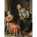 Maalauksen jäljennös Tobit ja Anna lasten kanssa - Rembrandt van Rijn