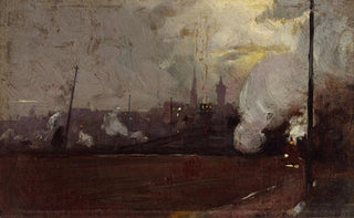 Tom Roberts - Evening train to Hawthorn.webp