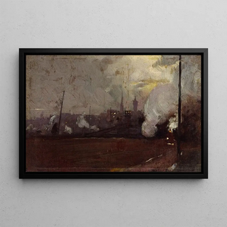 Tom Roberts - Evening train to Hawthorn.webp