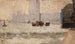 Tom Roberts - Sumupilvi Thamesin rantakadulla — näkymä teoksesta