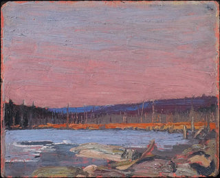 Un lac du Nord - Tom Thomson — näkymä teoksesta