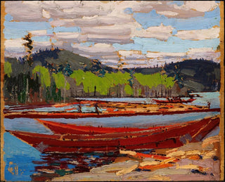 Bateaux - Tom Thomson — näkymä teoksesta