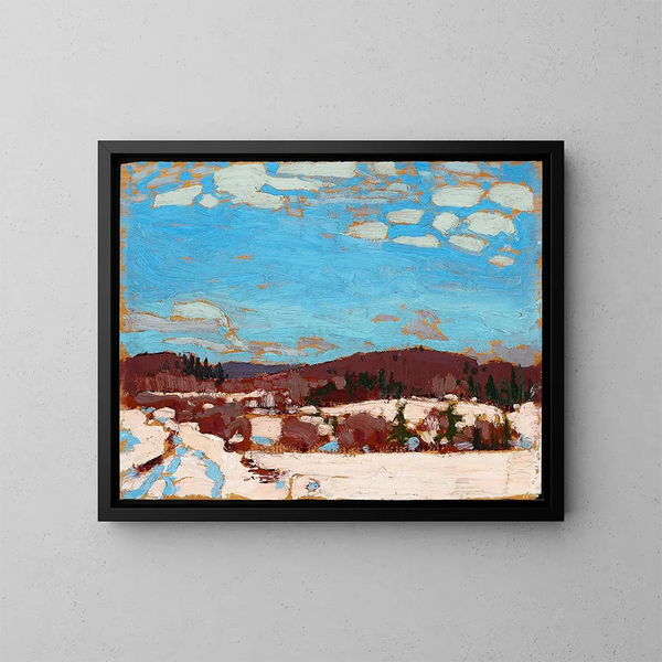 Varhainen kevät - Tom Thomson — kehystetty taideteos seinällä