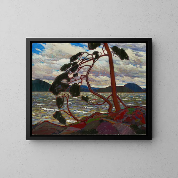 Le Vent d'Ouest - Tom Thomson — kehystetty taideteos seinällä