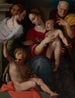 Sainte Famille - Maalaus mystisestä avioliitosta Sainte Catherine kanssa - Tommaso d'Antonio Manzuoli — näkymä teoksesta