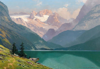 Toni Haller - Lake Gosau with the Dachstein.webp
