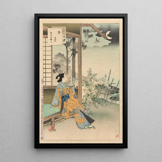 Toshikata Mizuno - The Fourth Month A Lady of the Enkyo Era 174448 from the series Thirtysix Elegant Selections.webp