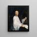 Jean-Baptiste Santeuilin 1630-1697 Saint-Victorin kanonikko, neoliittinen runoilija - Toussaint Dubreuil — kehystetty taideteos seinällä