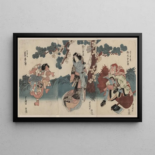 Toyokuni Utagawa - Matsumoto kshir segawa kikunoj iwai kumesabur.webp