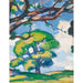 Maalauksen jäljennös Trees, Douglas Hall - Samuel John Peploe