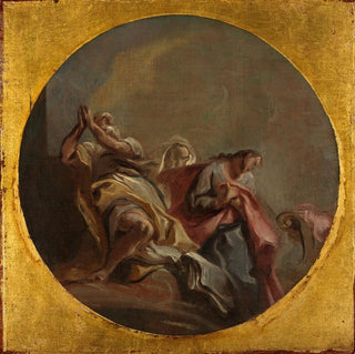 Trois apôtres sur des nuages - Carlo Carlone