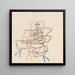 Trois dans la confusion - Paul Klee — kehystetty taideteos seinällä