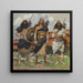 Trois des capitaines de David - James Tissot — kehystetty taideteos seinällä
