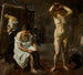 Kolme naista ateljeessa - Max Beckmann — näkymä teoksesta
