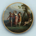 Trois nymphes dansantes et un Cupidon allongé dans un paysage - Antonio Zucchi — esillä sisätilassa