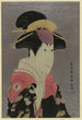 Segawa Tomisaburo Yadoriginä, Ogishi Kurandon vaimona - Tōshūsai Sharaku — näkymä teoksesta