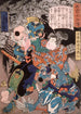 Kiso Komawakamaru Yoshinaka valloittaa Tengu - Tsukioka Yoshitoshi — näkymä teoksesta