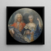 Ulrika Eleonora nuori 1688-1741 Ruotsin kuningatar Frédéric I 1676-1751 Hessen-Kasselin kreivi Ruotsin kuningas - Niklas Lafrensen — kehystetty taideteos seinällä