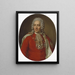 Nils Esbjörnsson Reuterholm 1676-1756 - Ulrika Pasch — kehystetty taideteos seinällä