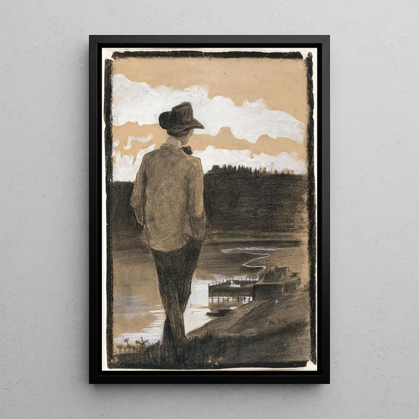 Umberto Boccioni - Young Man on a Riverbank.webp